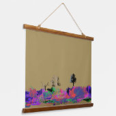 春 吊り下げ型タペストリー (傾斜あり)