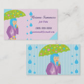 春 名刺 (正面/裏面)