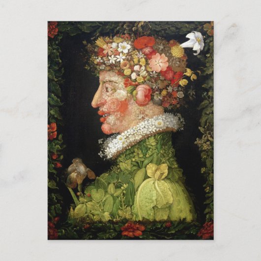 春、四季を描いたシリーズ ポストカード (正面)