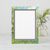 春、夏結婚式招待状。ファンゴッホ 招待状 (スタンド正面)