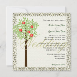 春、夏結婚式招待状。 招待状