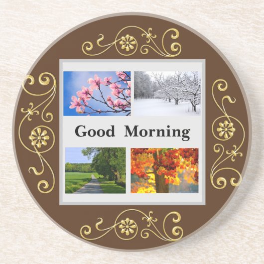 春/夏/秋/冬コレクション コースター (正面)