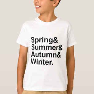 春 夏 秋 冬 四季 Tシャツ