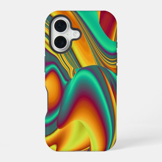 春 夏 秋 花 の マジック iPhone 16ケース (裏面)
