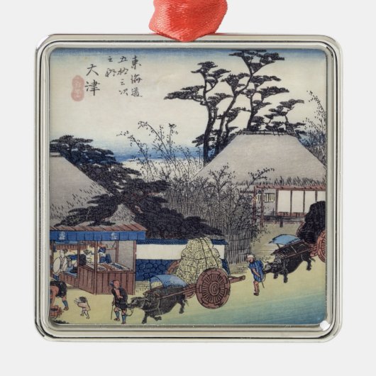 春、大津の喫茶店 メタルオーナメント (正面)