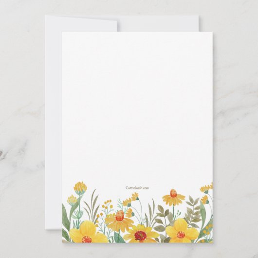 春 招待状 (裏面)