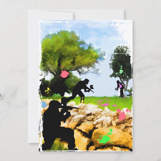 春 招待状 (正面)