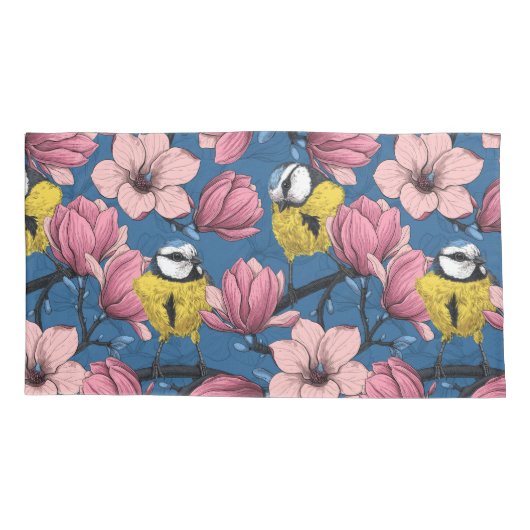 春 枕カバー (裏面-左)