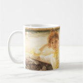 『春（海辺）』、ジェームズ・ティソー、ビンテージ・ポートレート コーヒーマグカップ (左)