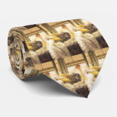 春(海辺)by James Tissot,ヴィンテージポートレート ネクタイ (ロール)