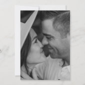 春(紋章の)フラ・ダ・リラインアートのモノフォト結婚ズ セーブザデート (裏面)