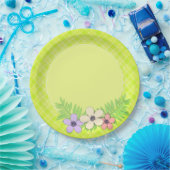 春、緑 ペーパープレート (パーティー)