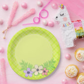 春、緑 ペーパープレート (パーティー)