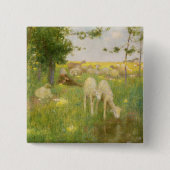 春 缶バッジ (正面)