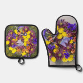 春 鍋つかみ&鍋敷きセット (正面)