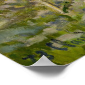 春(開花の果樹)クロードモネ ポスター (角)