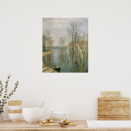 春、高水、1897 ポスター (キッチン)