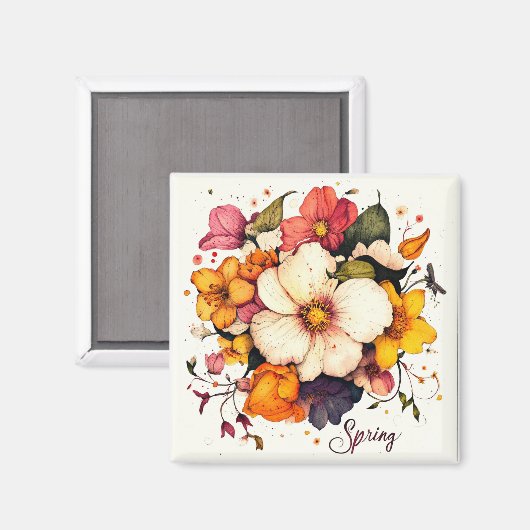 春, 2025花 マグネット (正面/裏面)