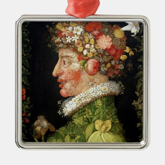 春、4季節を描写するシリーズ メタルオーナメント (正面)