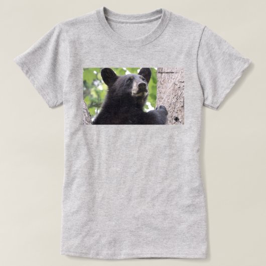 春- Black Bear Women's Tシャツ (デザイン正面)