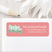 春Aニューソング春シーズン住所 シール (インサイチュ)