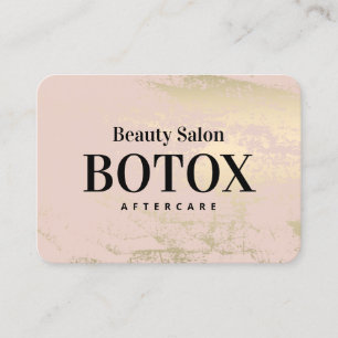 春Botox After Care Instructions名刺 名刺