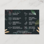 春Botox AfterCareの説明 名刺 (裏面)