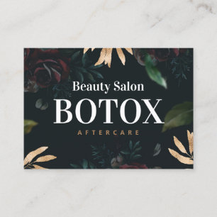 春Botox AfterCareの説明 名刺