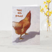 春CHICKEN:50thBirthday! カード (黄色い花)