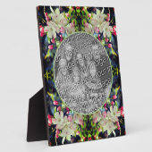 春Crabappleの花写真を追加 フォトプラーク (側面)