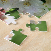 春Crabapple Blomsフレーム写真の追加 ジグソーパズル (側面)