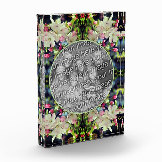 春Crabapple Blomsフレーム追加 フォトブロック (左)