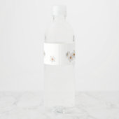 春Daffodil Helloベビースクリプトエンクロージャカード ペットボトルラベル (裏面)