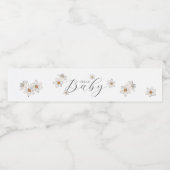 春Daffodil Helloベビースクリプトエンクロージャカード ペットボトルラベル (シングルラベル)