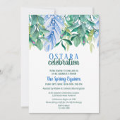 春Equinoxオスターラ羽花の葉 招待状 (正面)