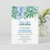 春Equinoxオスターラ羽花の葉 招待状 (スタンド正面)