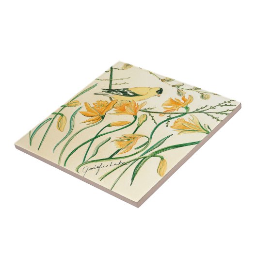 春GoldfinchBoxタイル タイル (側面)