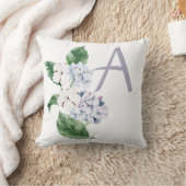 春HYRDANGEAと文字のカスタマイズ クッション (ブランケット)