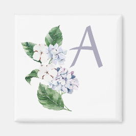 春HYRDANGEAと文字のカスタマイズ マグネット