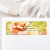 春IIの歌 – ラブリーオレン淡い色のジバラ ラベル (インサイチュ)