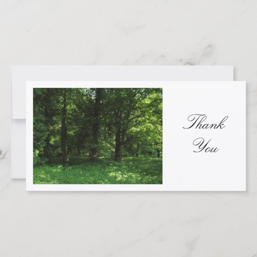 春in Woods 02 – ありがとう サンキューカード (正面)