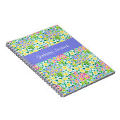 春Primrosesカスタマイズ可能なガーデニングノートブック ノートブック (右側)