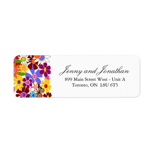 春RSVP住所 シール (正面)