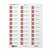 春RSVP住所 シール (フルシート)