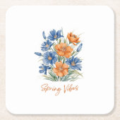 春VI スクエアペーパーコースター (正面)