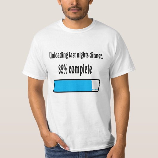 昨夜の夕飯を降ろして。 Tシャツ (正面)