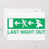 昨夜 ポストカード (正面/裏面)