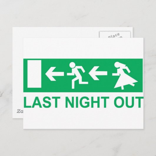 昨夜 ポストカード (正面/裏面)