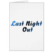 昨夜（青） (正面)