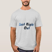昨夜（青） Tシャツ (正面)